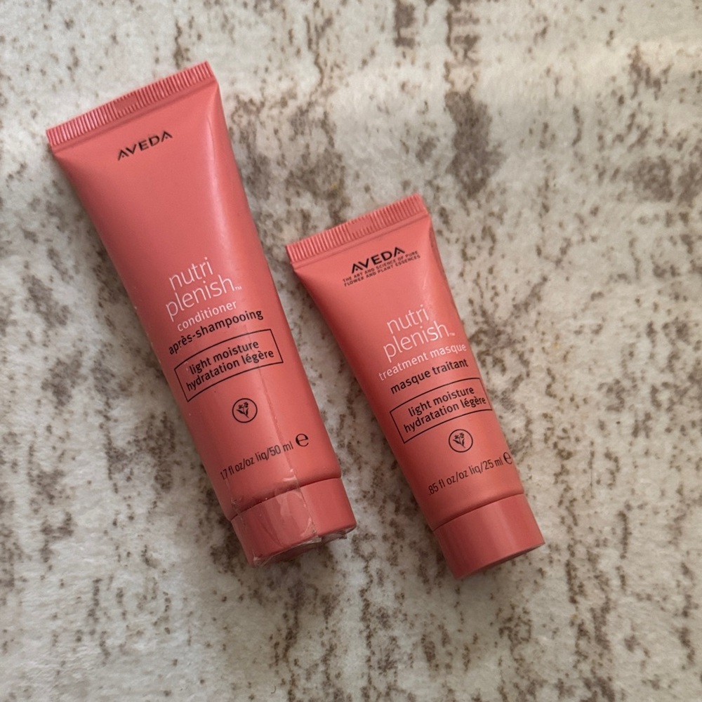 Aveda • Nutri Plenish Conditioner Treatment masque travel bundle $29